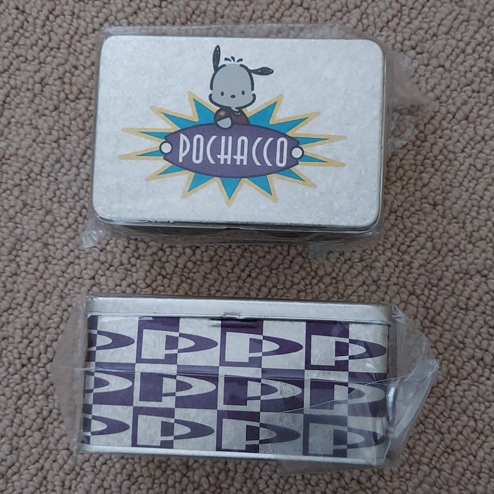 Pochacco Tin Containers